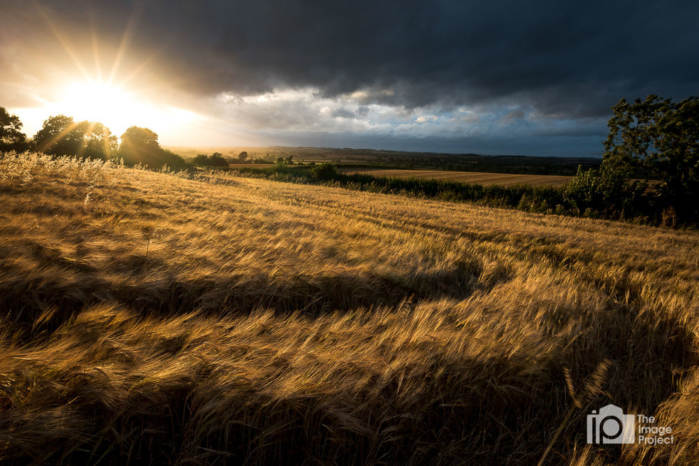 Flash of sunset, Warwickshire