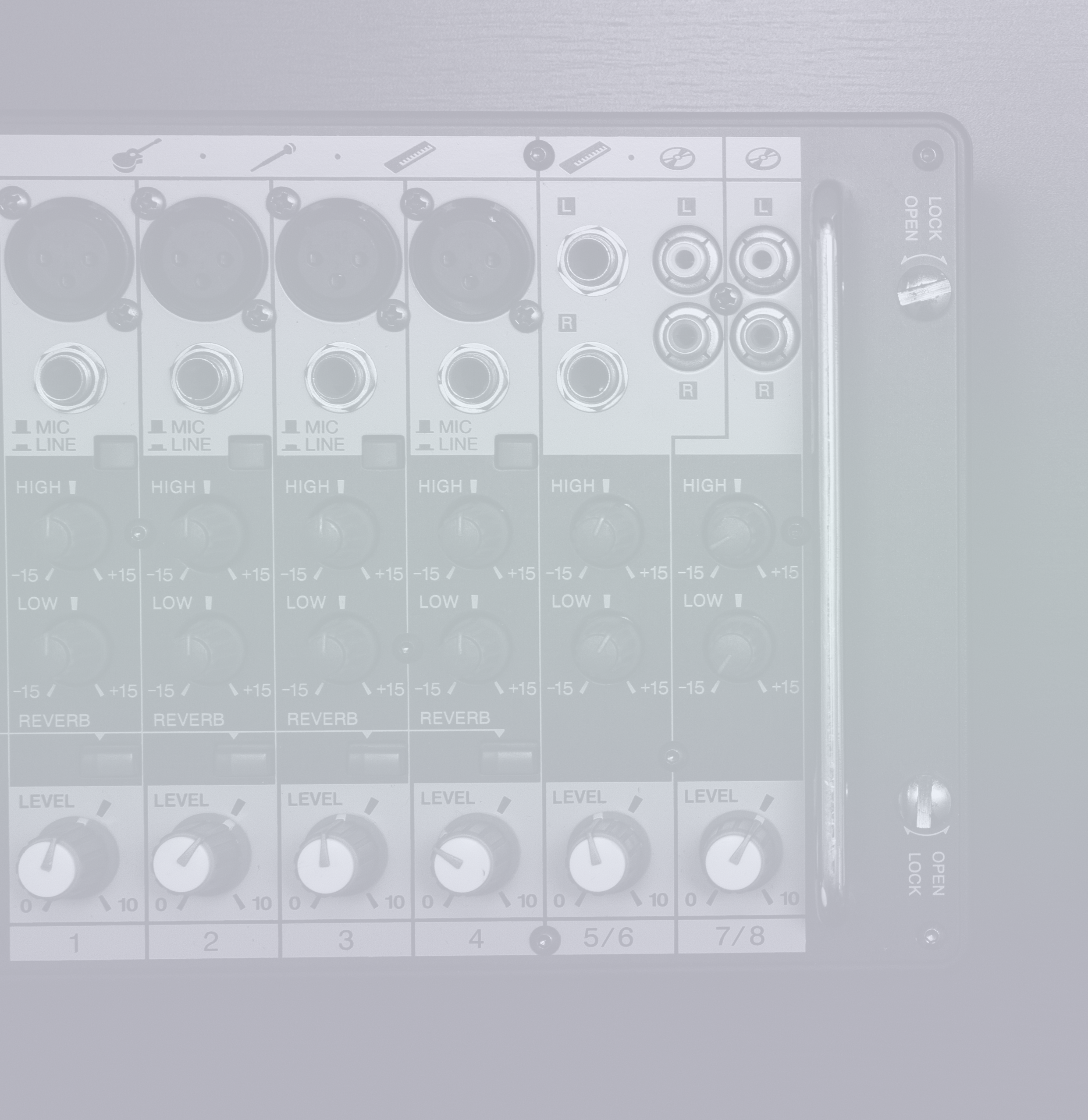 Audio mixer Opacity layer 30 opacity cover page.png