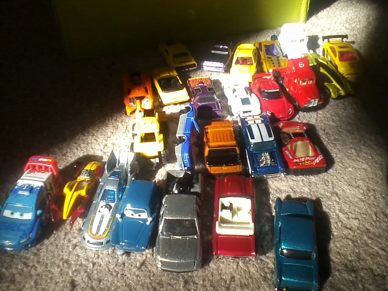 A small portion of our car collection