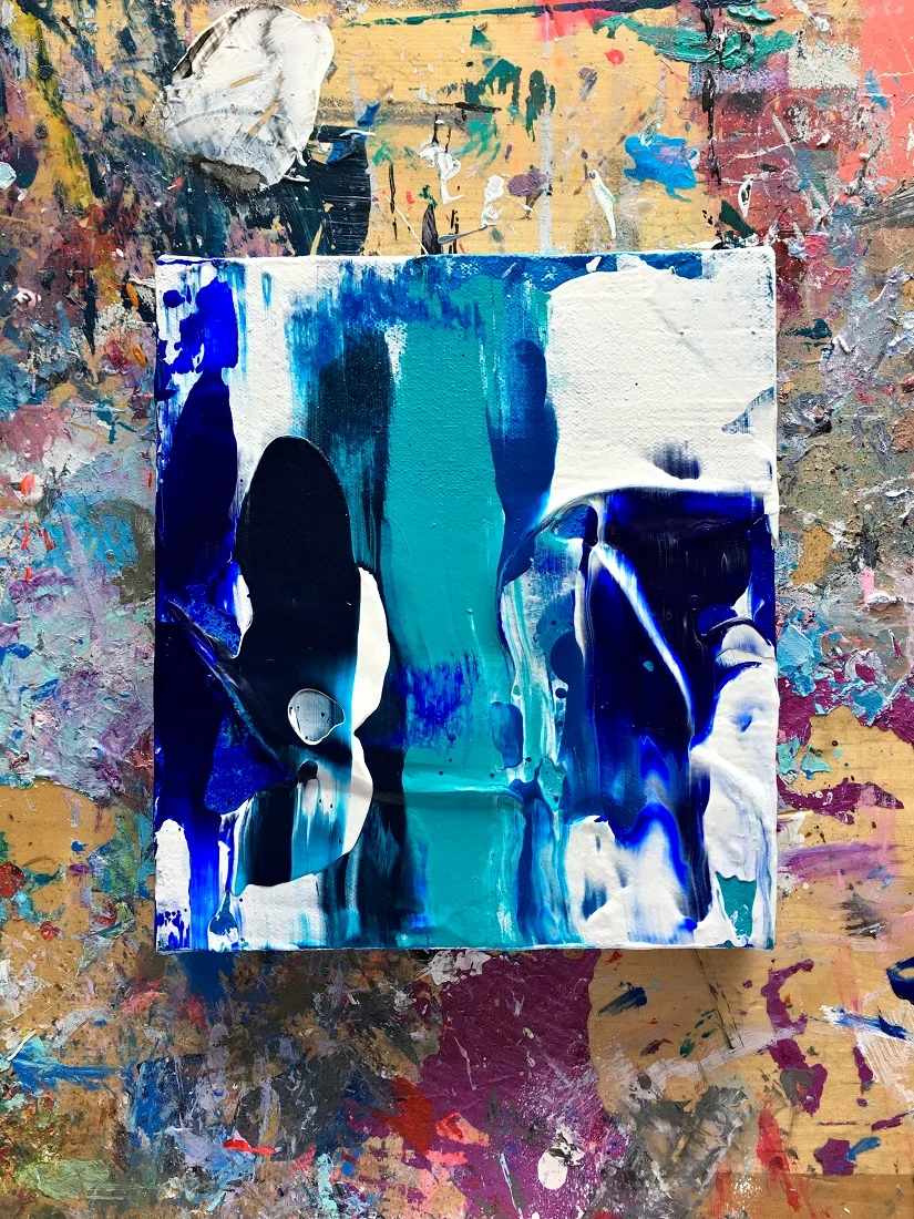 blue art