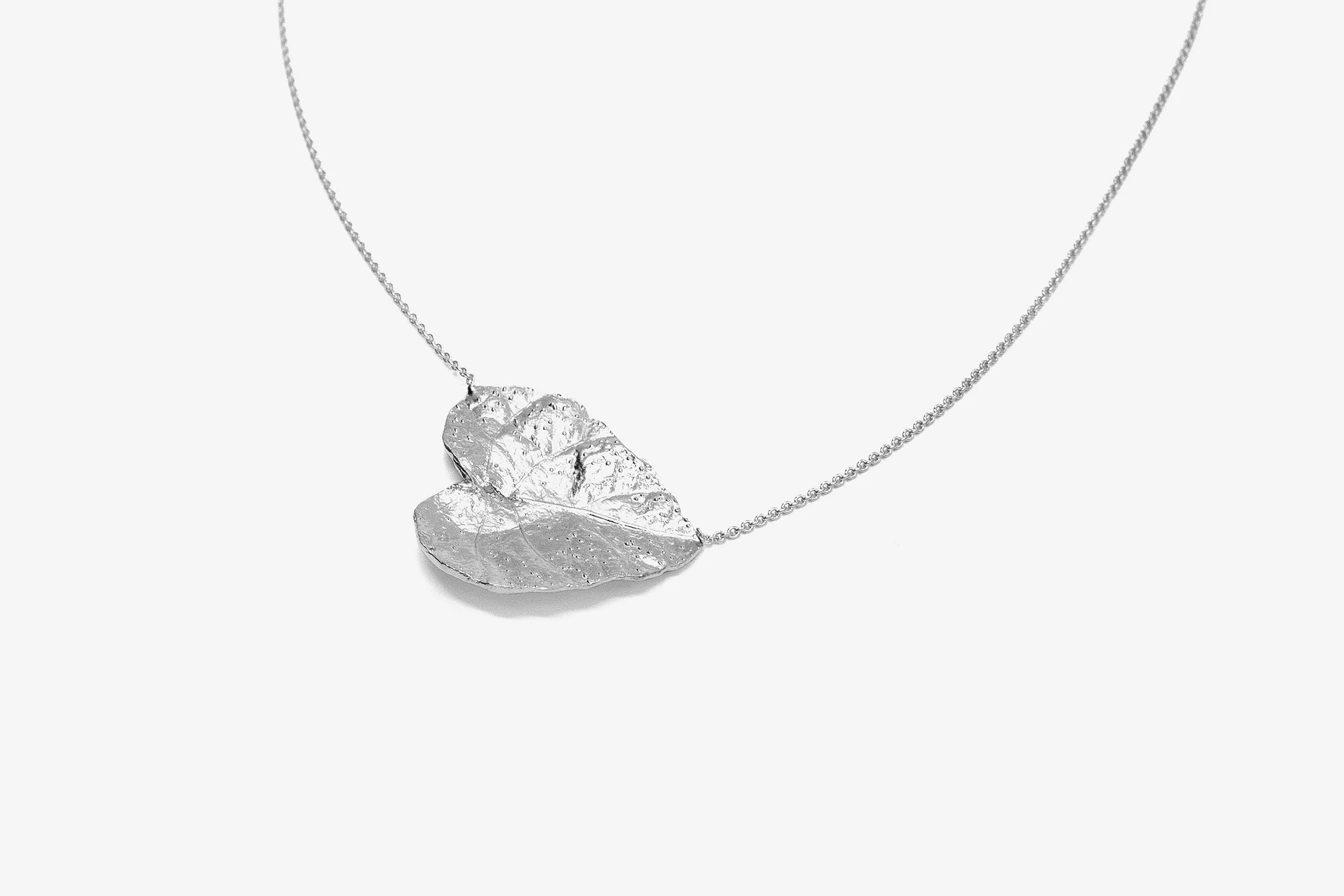 LEAF Necklace - Silver