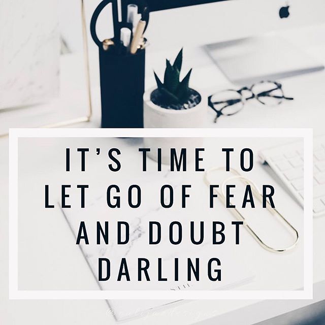 Is self-doubt and fear holding you back from accomplishing your goals? In order to move forward and step into your unique power you need to cut the cords of doubt and just go for it. Take small steps each and every day to push through the fear and st