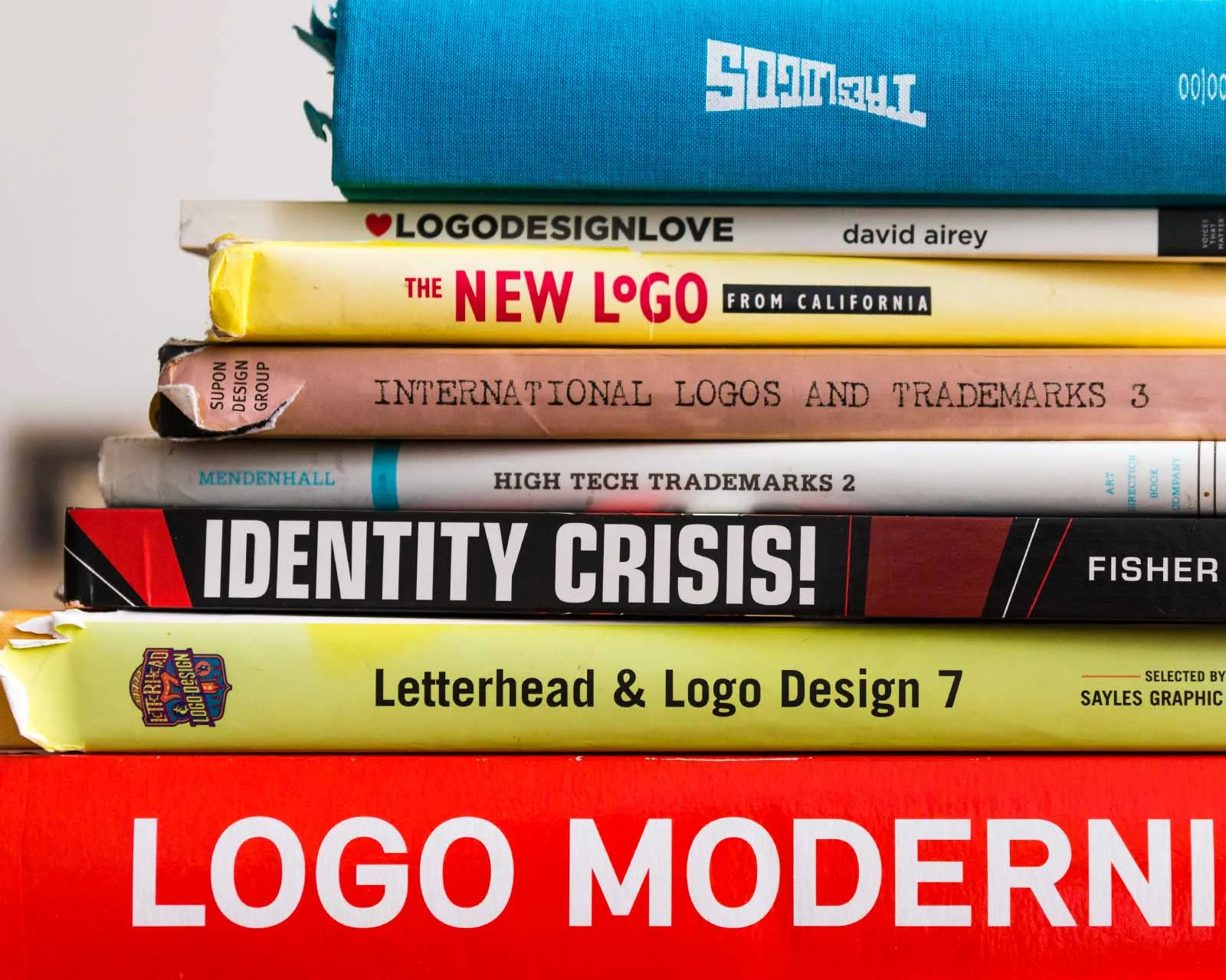 Logo design and brand identity books
