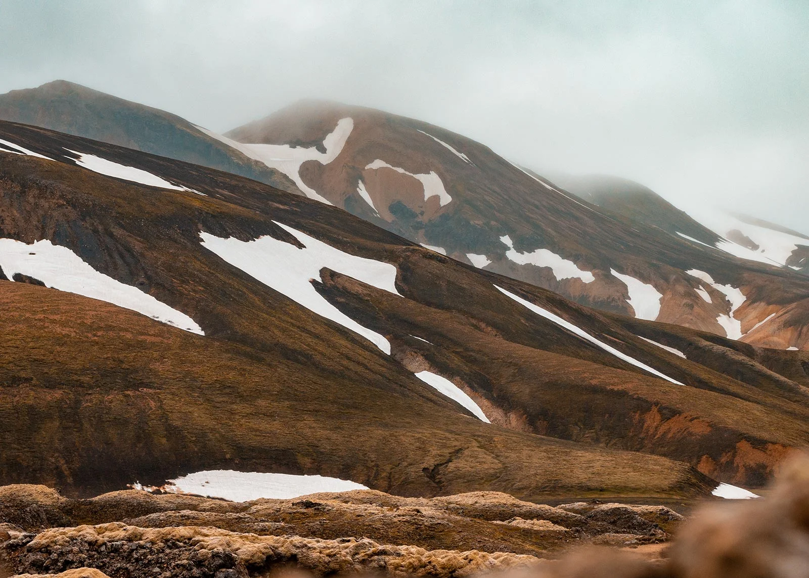 Landmannalaugar mountains and landscape