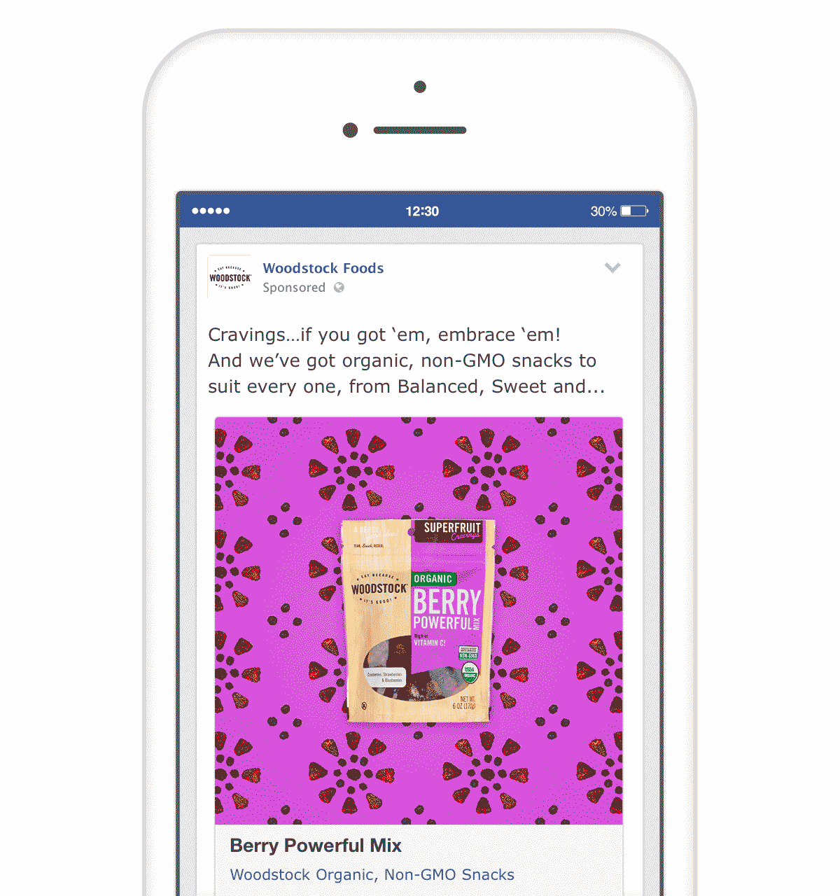Woodstock social media campaign for product