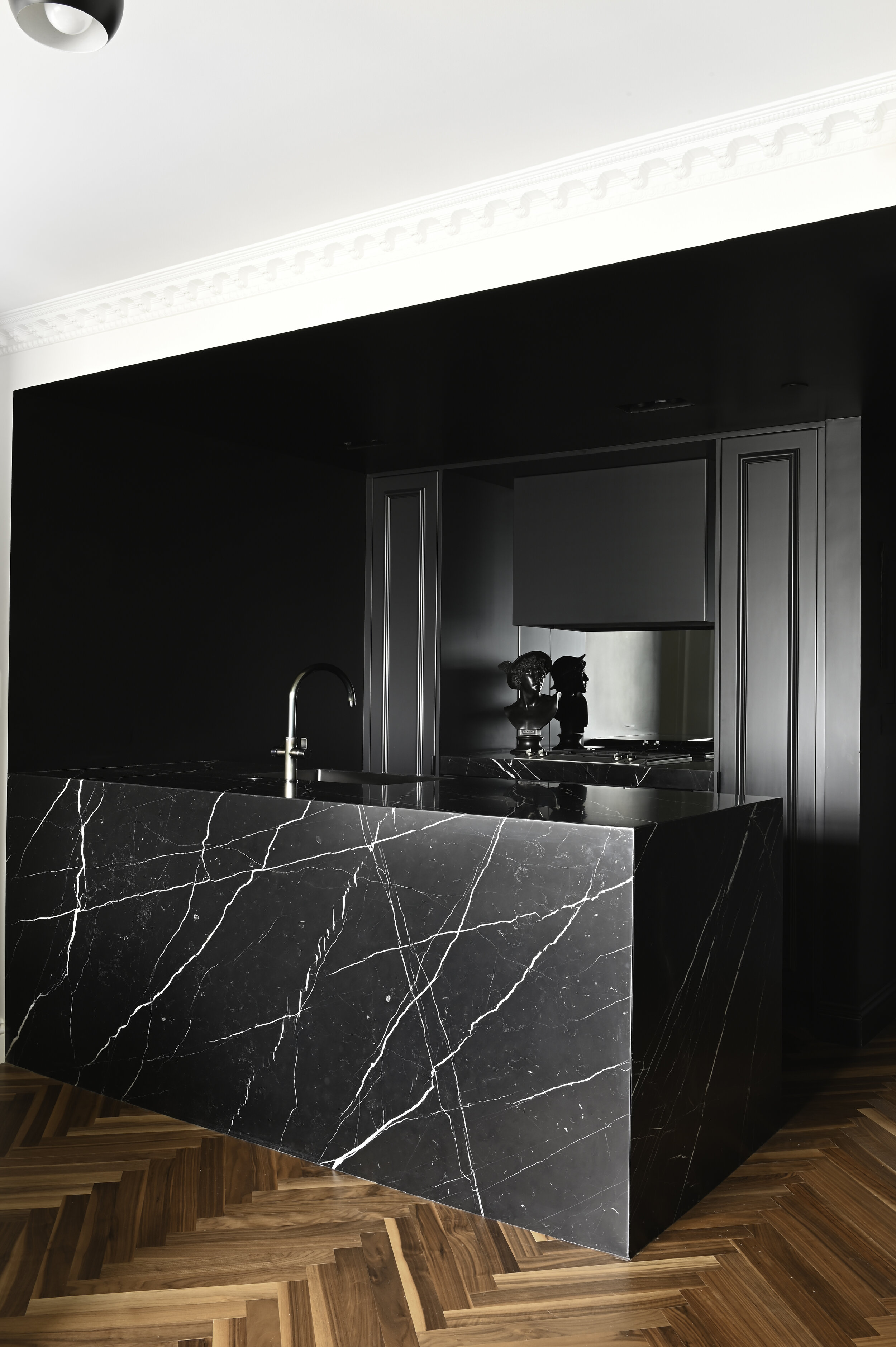 Luxury kitchen black marble kitchen Curated Home By Chrissy & Co.jpg