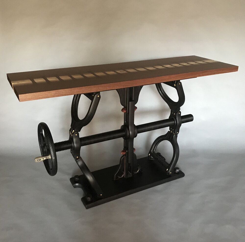 crank table Pearce woodworks