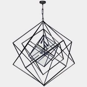Cubist Large Chandelier