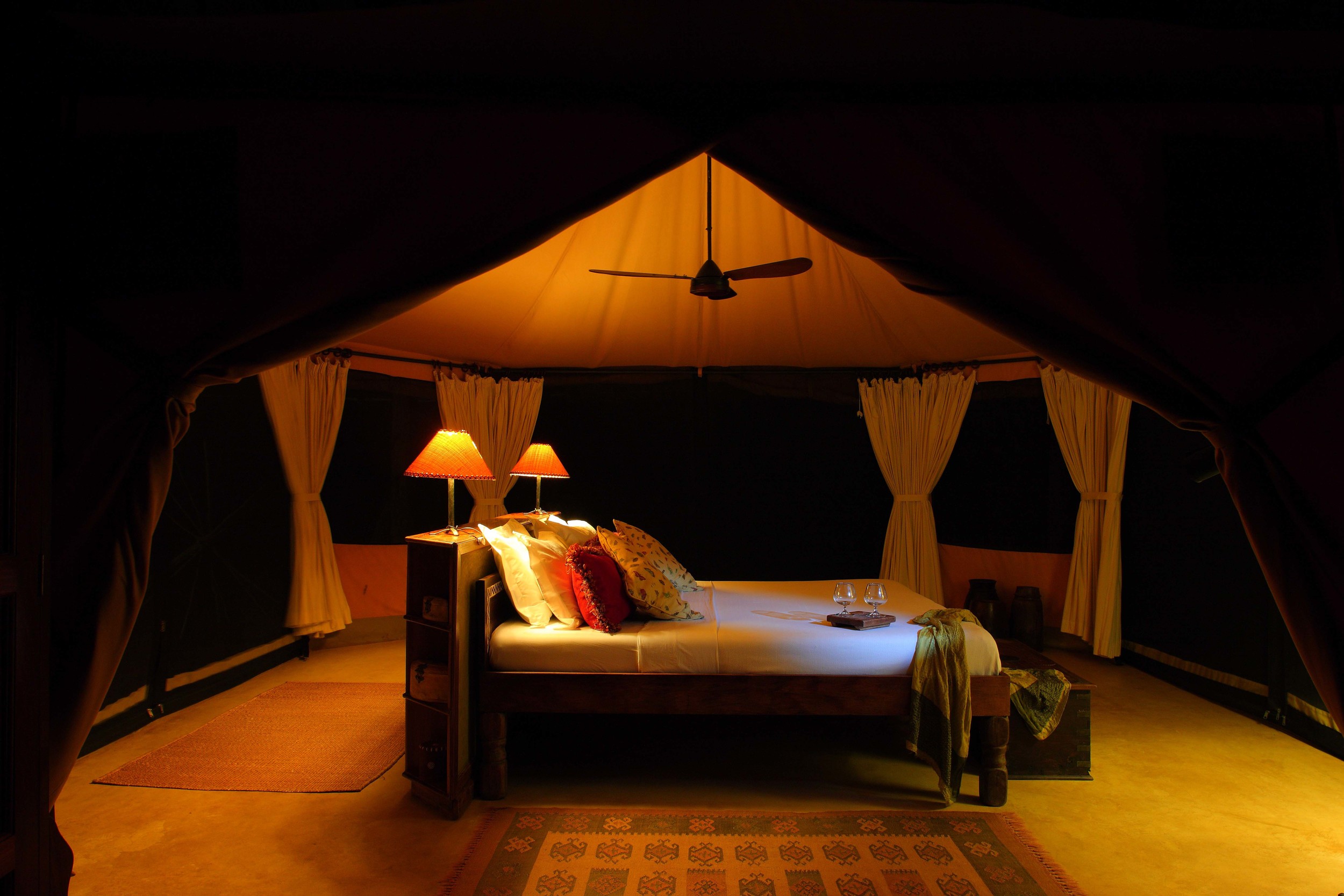 Sleep in cosy tents with the noises of Selous Game Reserve beyond the canvas.jpg
