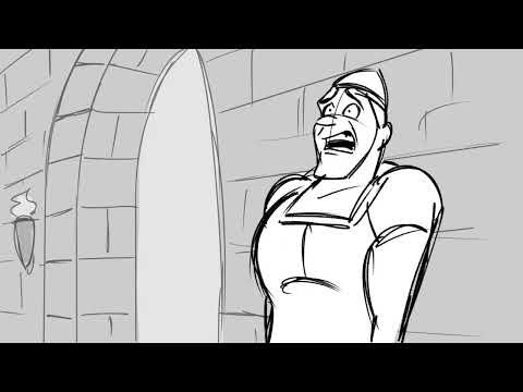 Dragon's Lair Storyboard | "Dragon Escape"