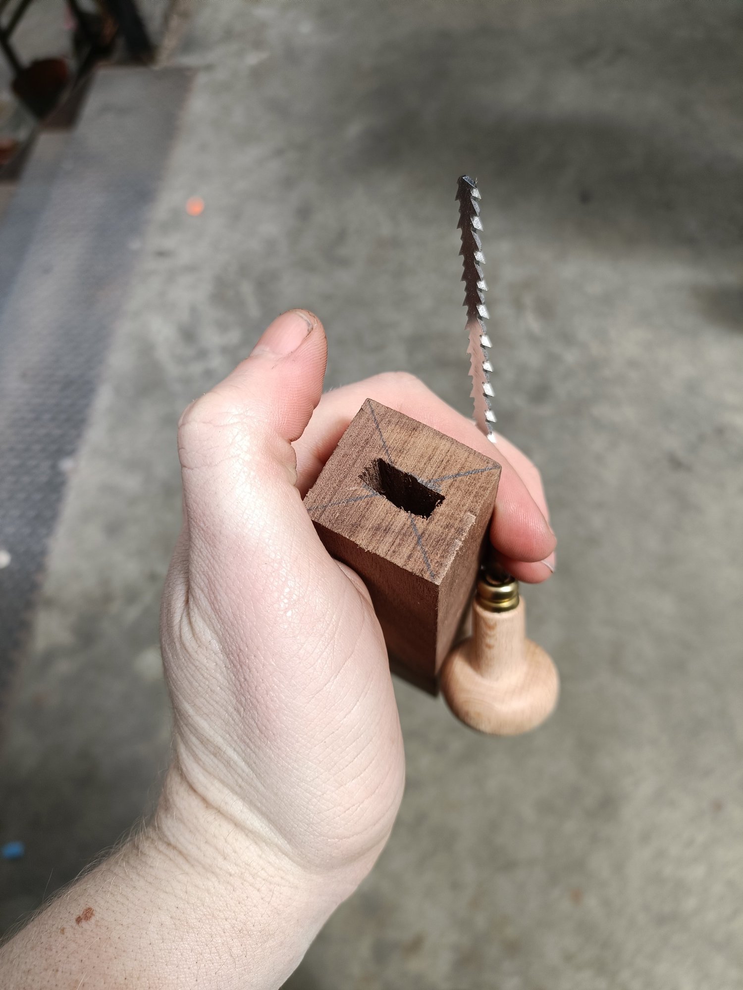 Knife tang broach - Stackhouse Knives