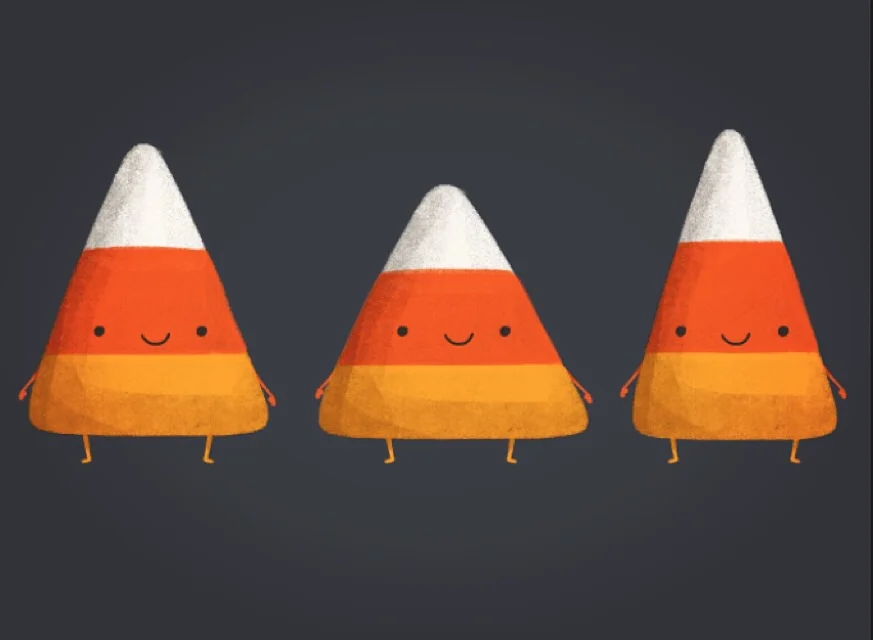 The Candy Corn Trio.