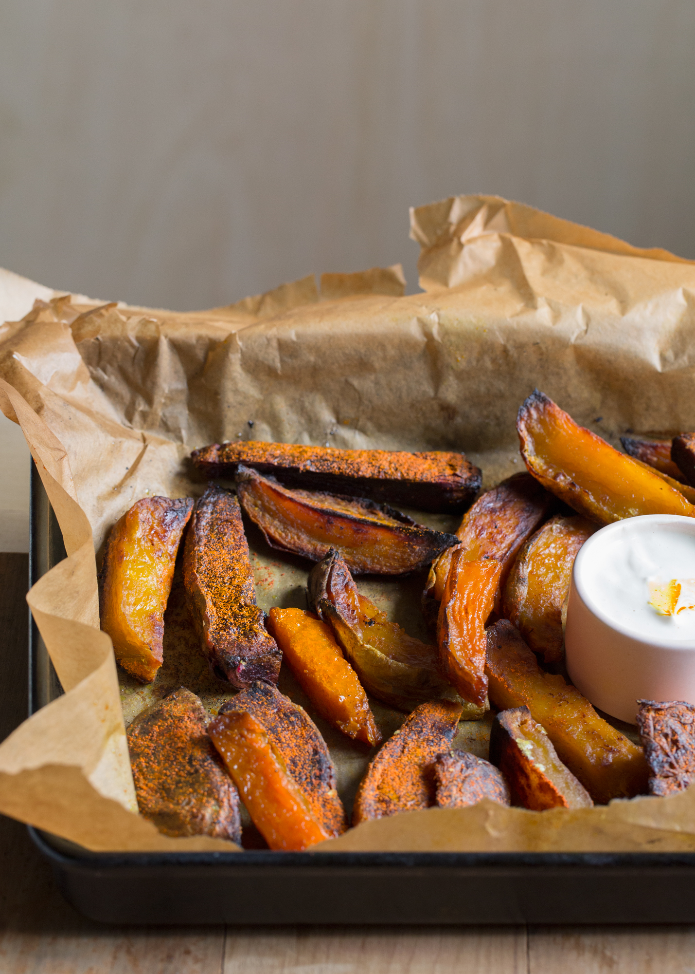 turmeric fries with cashew aioli: the unbakery app