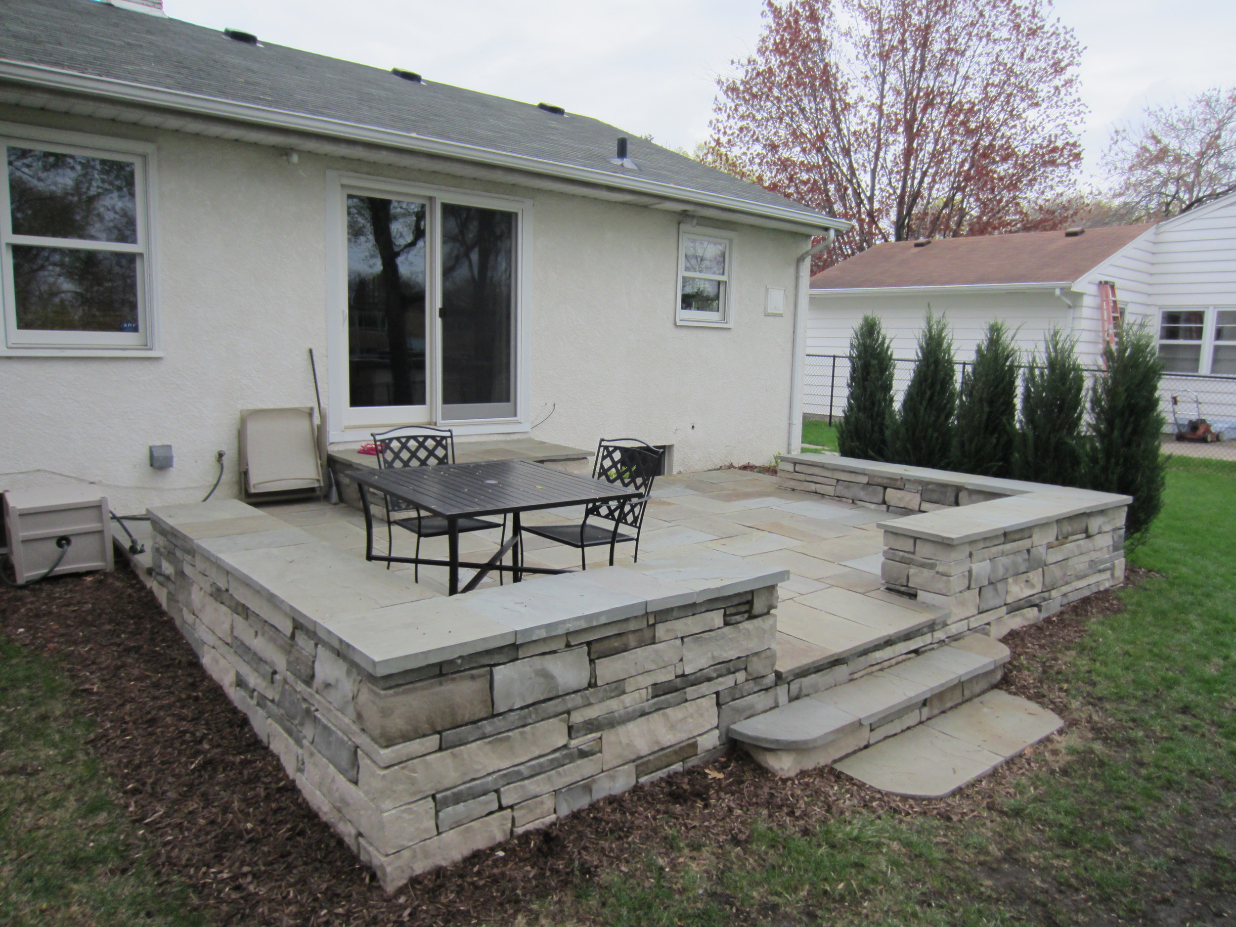 Natural Stone Patios & Sitting Walls — Colonial Stone Natural Stone