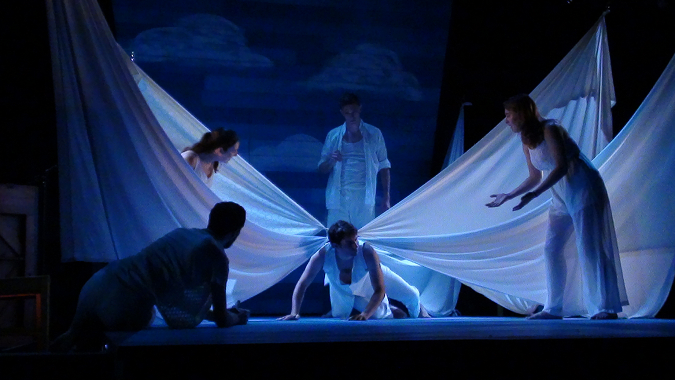 Company member Brad Wilson as Eros in a scene from Metamorphoses , which runs June 18-28 at the Hamilton Murray Theater