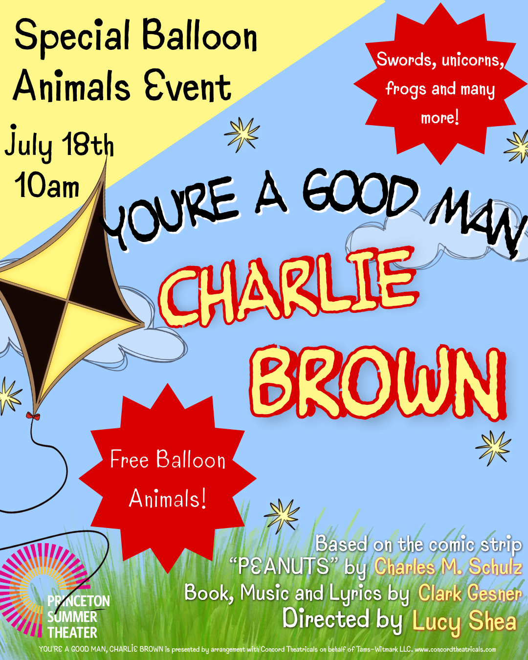 Special Balloon Animals Event: Pre-Charlie Brown Treat! 