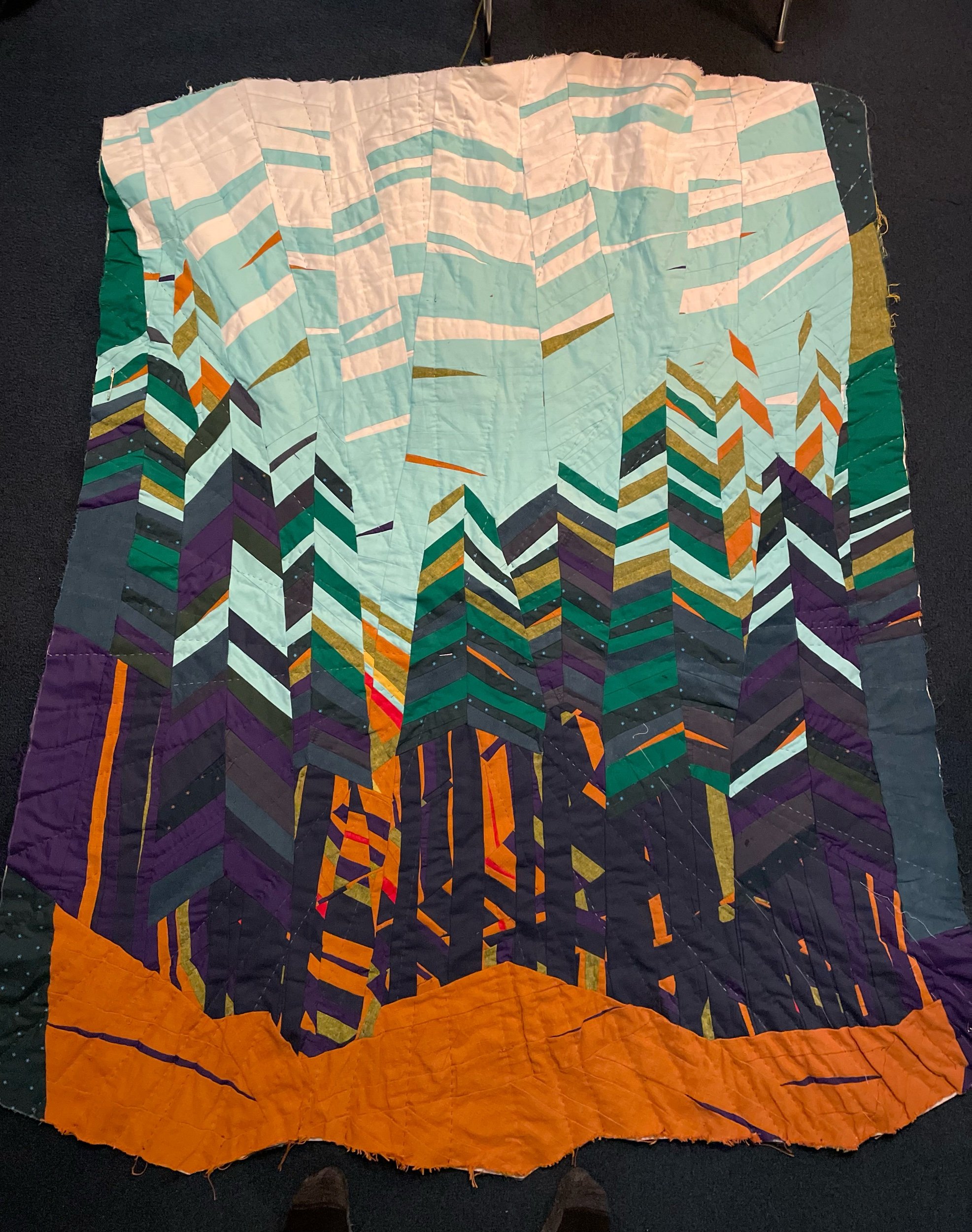 Forrest quilt (front)