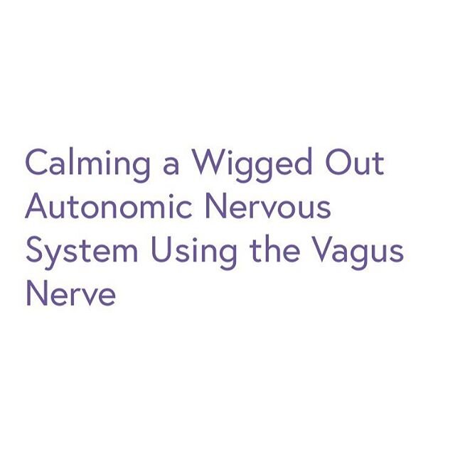 For everyone out there&mdash;protestors, activists, organizers, writers, journalists&mdash;the intake of this moment whether in person or over social media is deeply depleting to the nervous system. The Vagus Nerve is kind of the stabilizing root of 