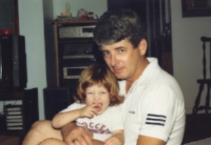 Daddy and me circa late 1980s.