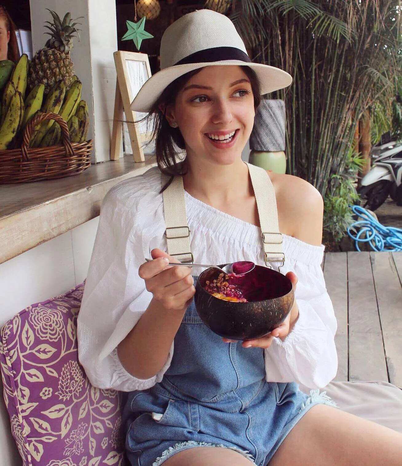 Smoothie bowls at Nalu Bowls in Canggu - one of the best tasting smoothie bowls I've ever had. Definitely worth a visit. 