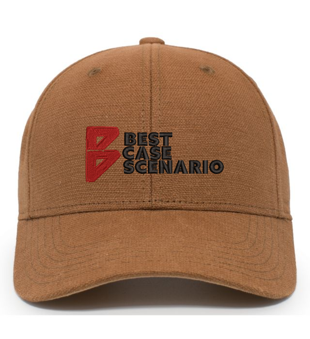 Best Case Scenario Structured Hemp Hat w/ Adjustable Hook Loop