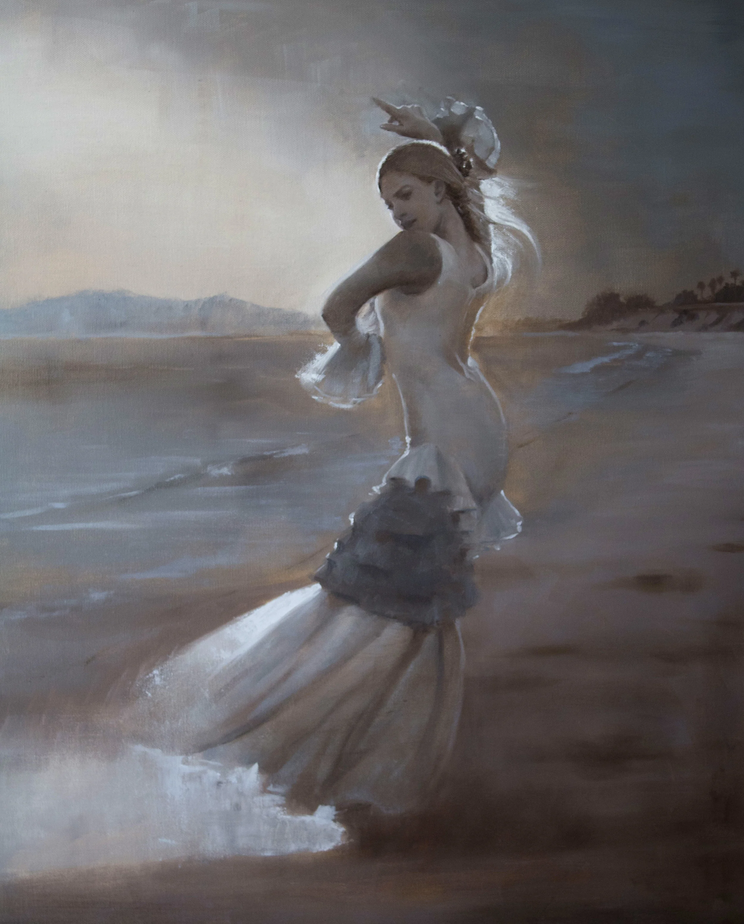 Santa Barbara Light oil on canvas 30"x24"