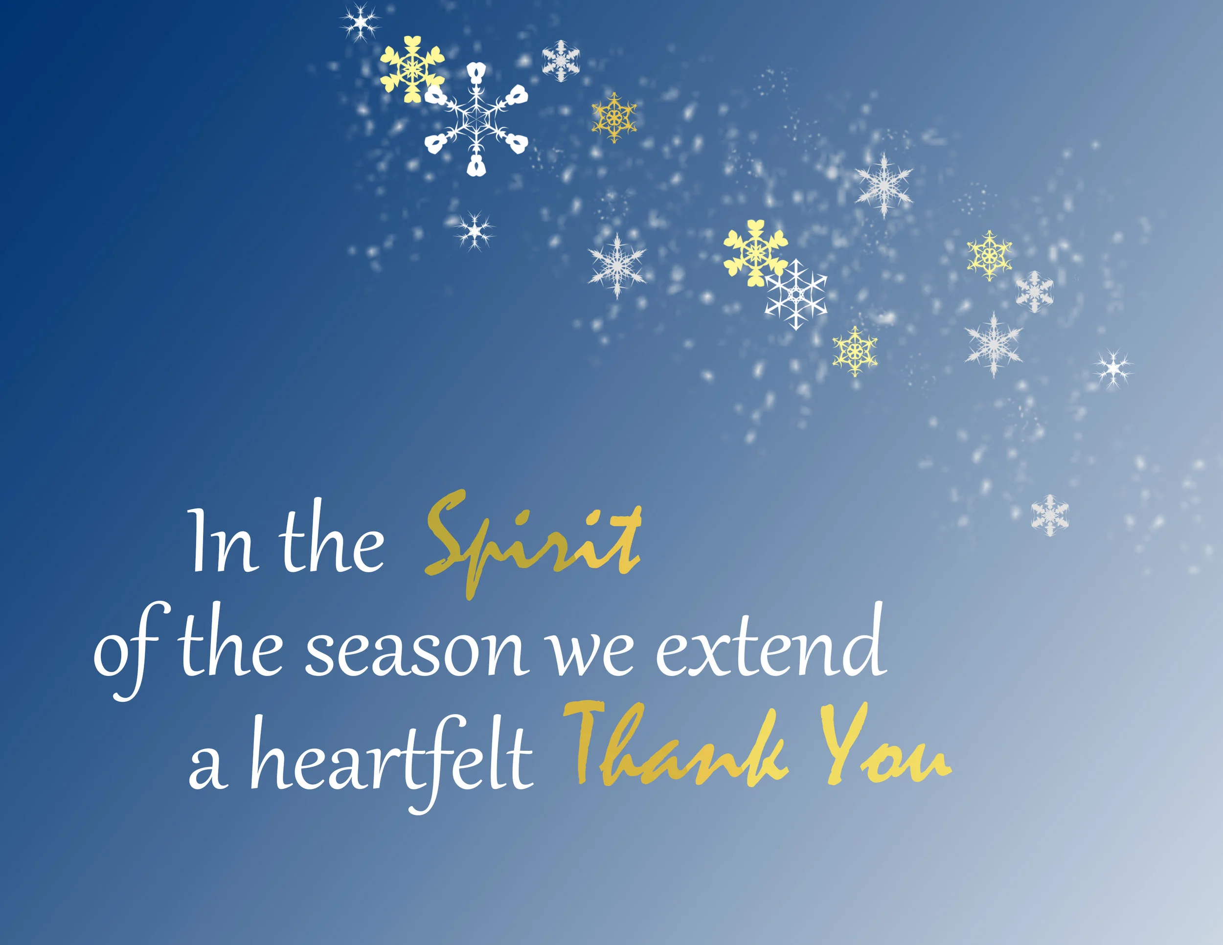 Holiday card for a charitable clothing company 