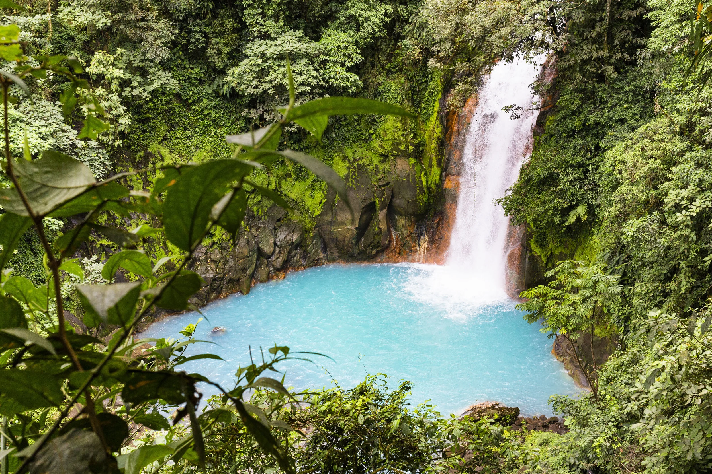 Río Celeste Waterfall in Costa Rica. This was the most wonderful place we went! Well worth visiting!