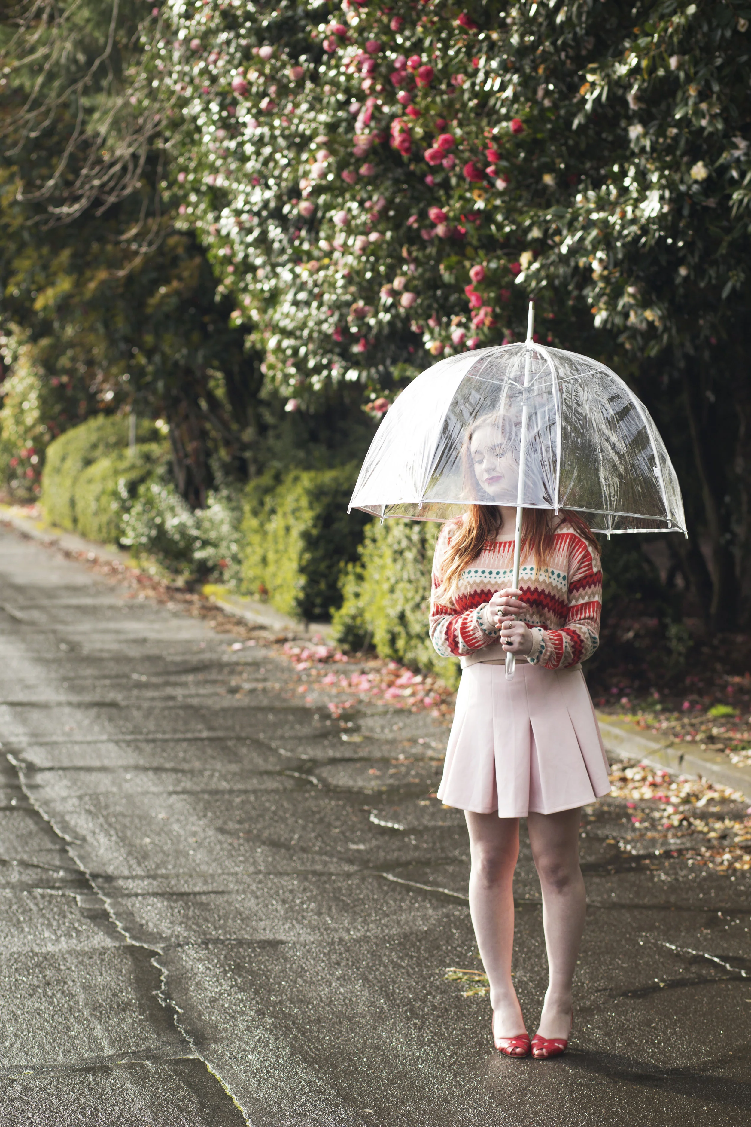 Rainy day photo session at Laurelhurst Park.