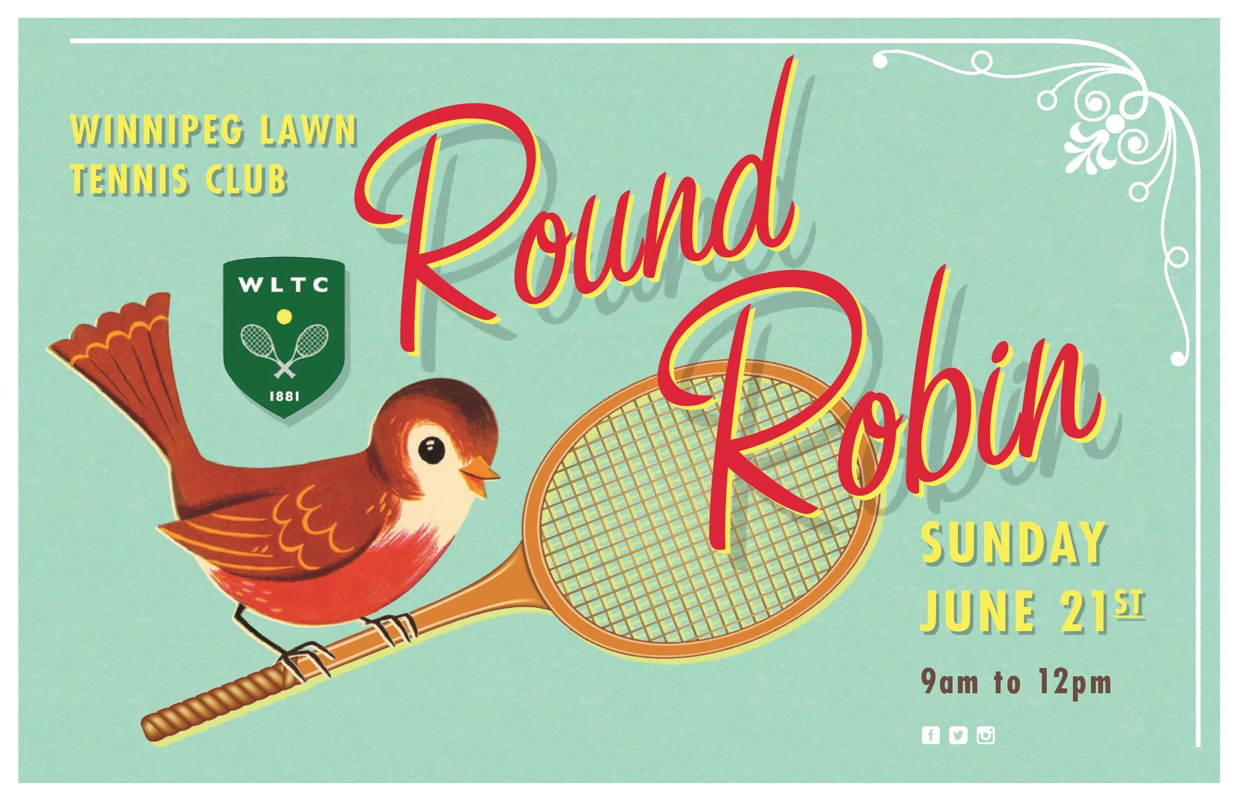Round Robin - Sunday June 21st, 11am to 1pm