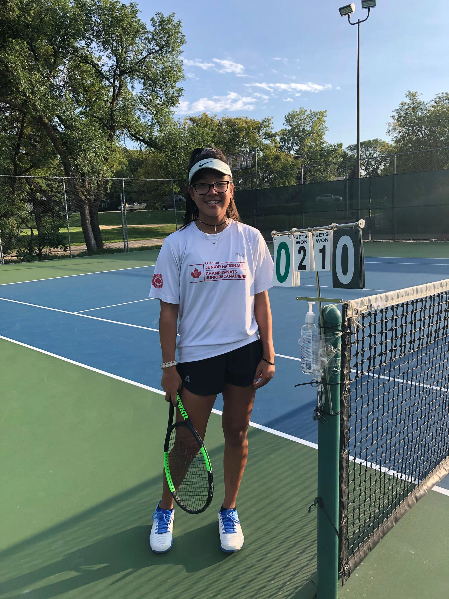 Womens Singles Champion Aurora Ling