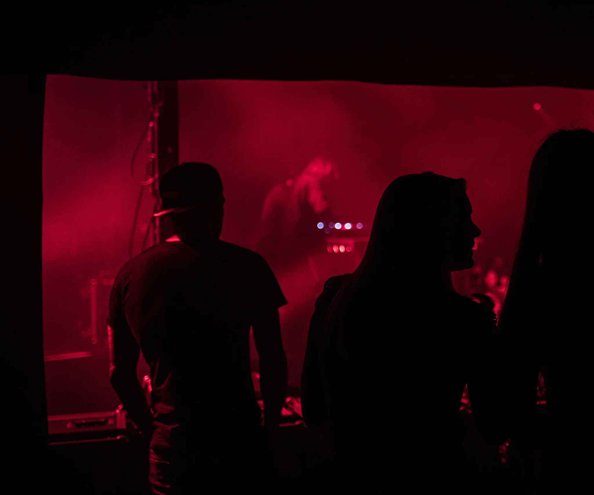 This is behind the scenes at their last gig, watching them get the crowd hyped up and ready for The Chainsmokers.