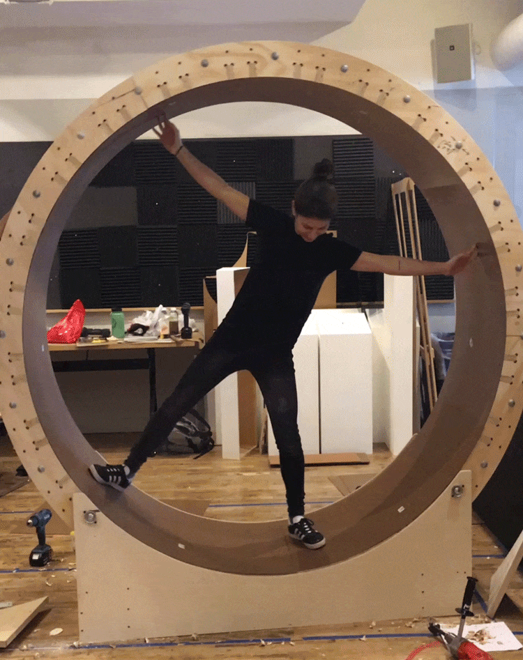 Giant Hamster Wheel | experience design