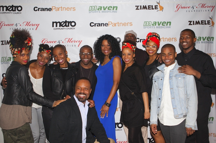 Angela Robinson with the amazing performers from the evening - LaTrisa Harper, Senfuab Stoney, Charlie Smith, Gavin Gergory, Jamard Richardson, Kevin Curtis, Nicole Adell, Kayla Rose Aimable, Yeman Brown, Alexandria Johnson
