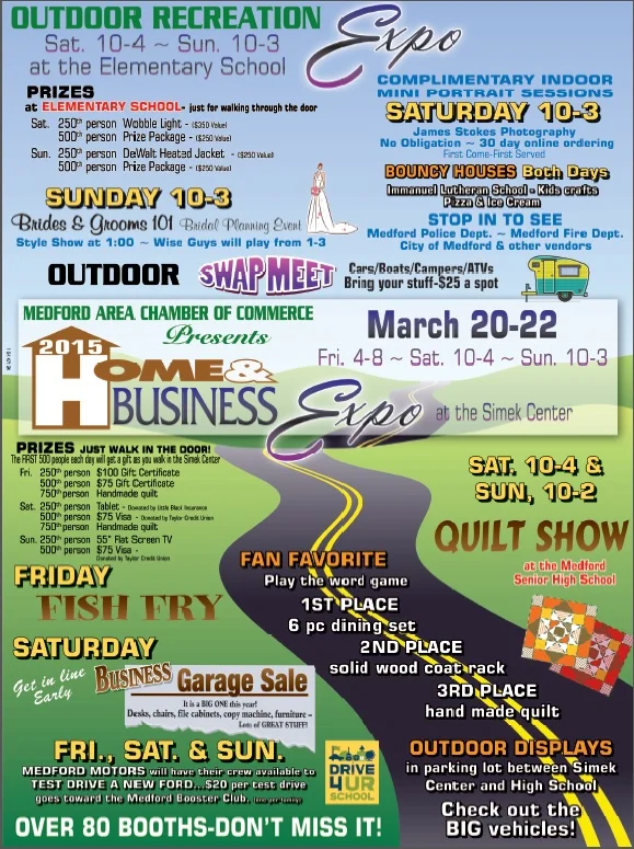 Medford Homeshow March 20th-22nd 