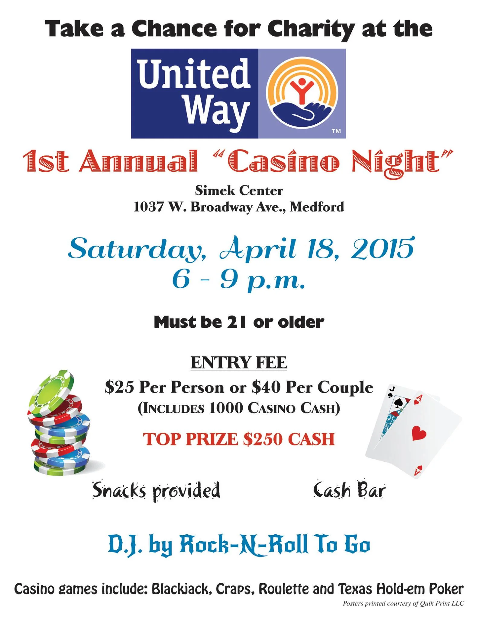 United Way 1st Annual "Casino Night"