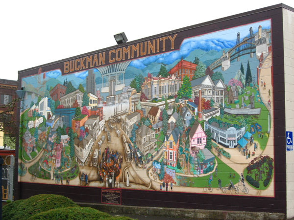 Buckman Community Mural by Joe Cotter