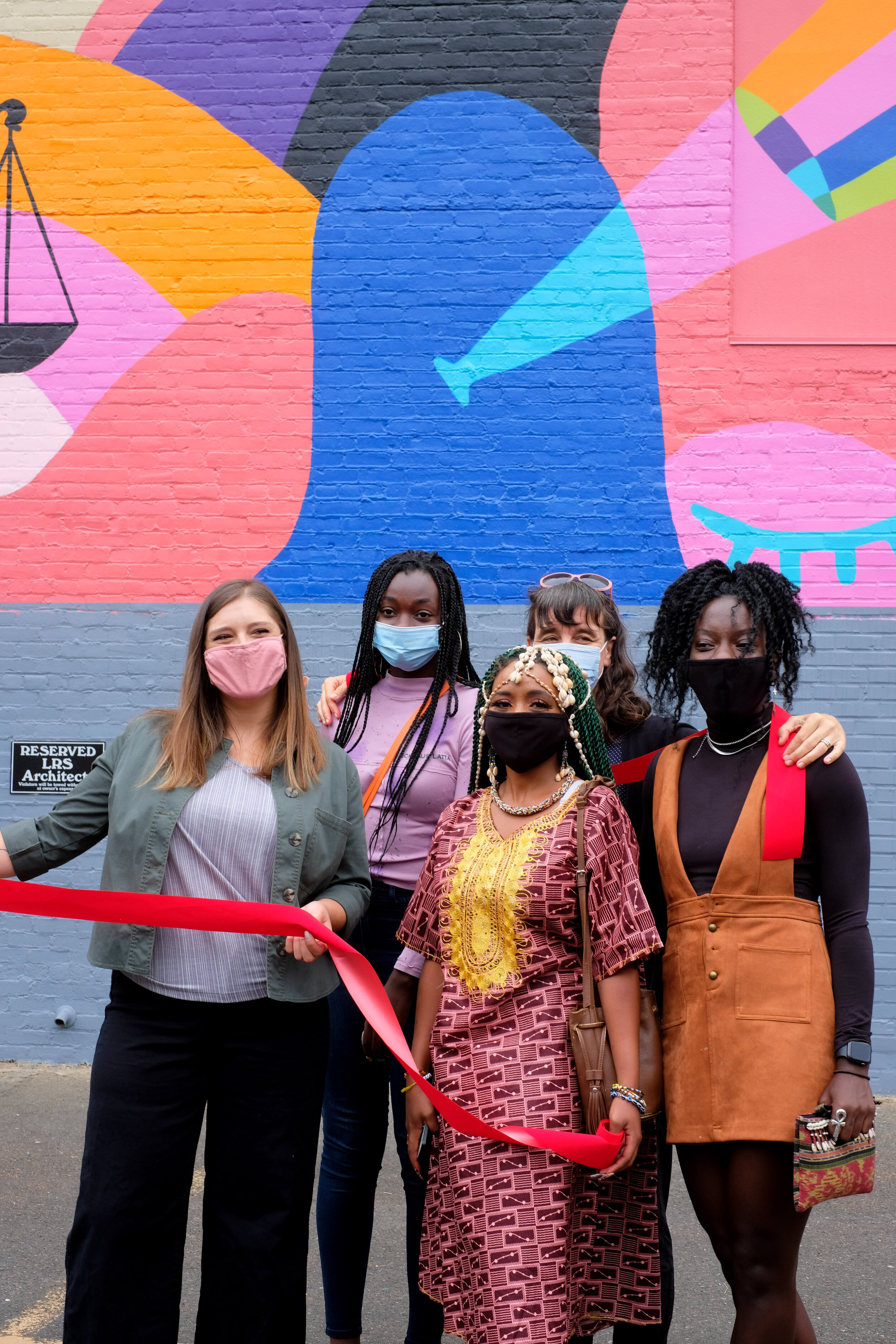  Artist Team Featuring Cassandra Swan, Naomi Likayi, Tommy Mack-Davis (Nafsi),  Rachel and Kyra Watkins 