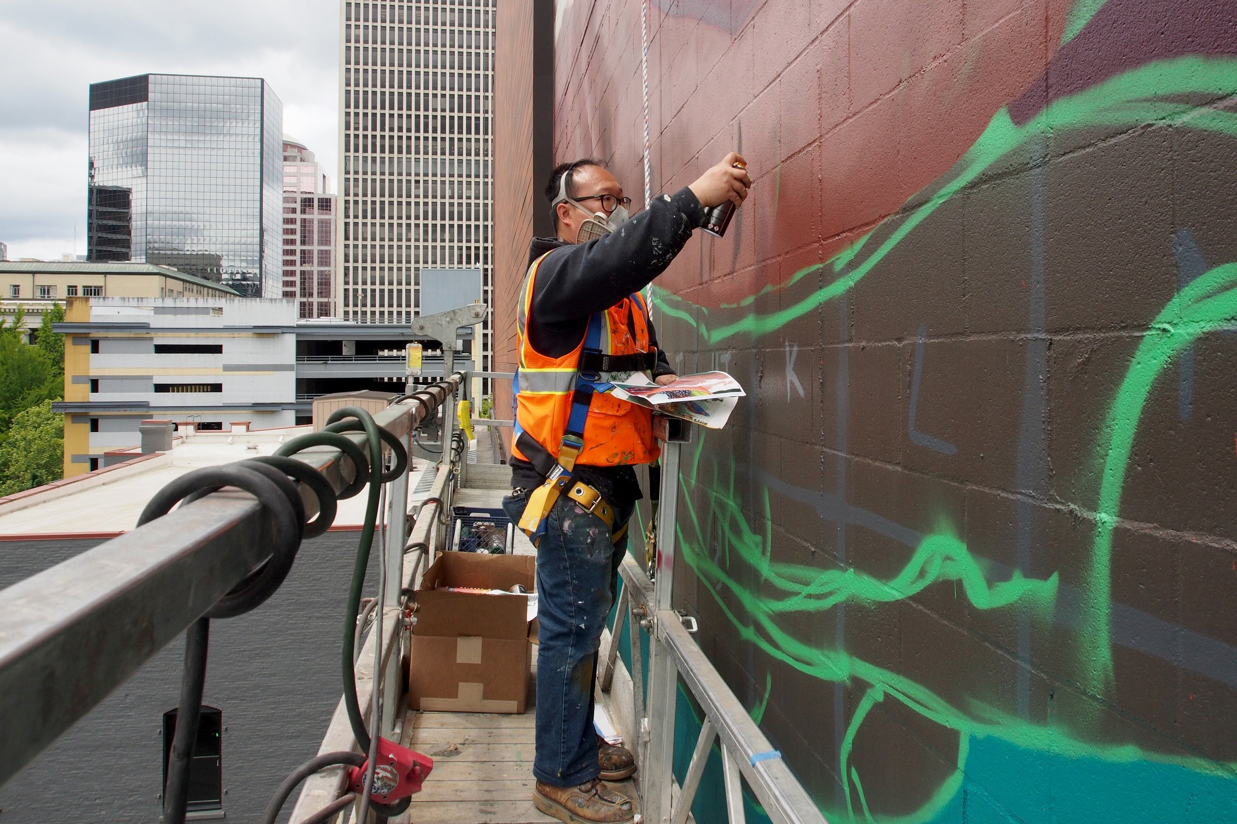NW Natural Mural - Artists Jeremy Nichols and Alex Chiu - Photo by Tiffany Conklin (34).JPG