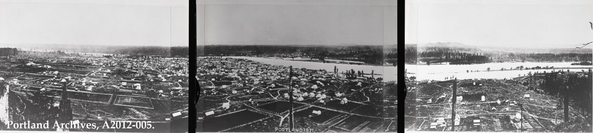 Public Works Administration (Archival) - Public Works Administrator - Photographs - A2012-005   Portland panorama (1871).JPG