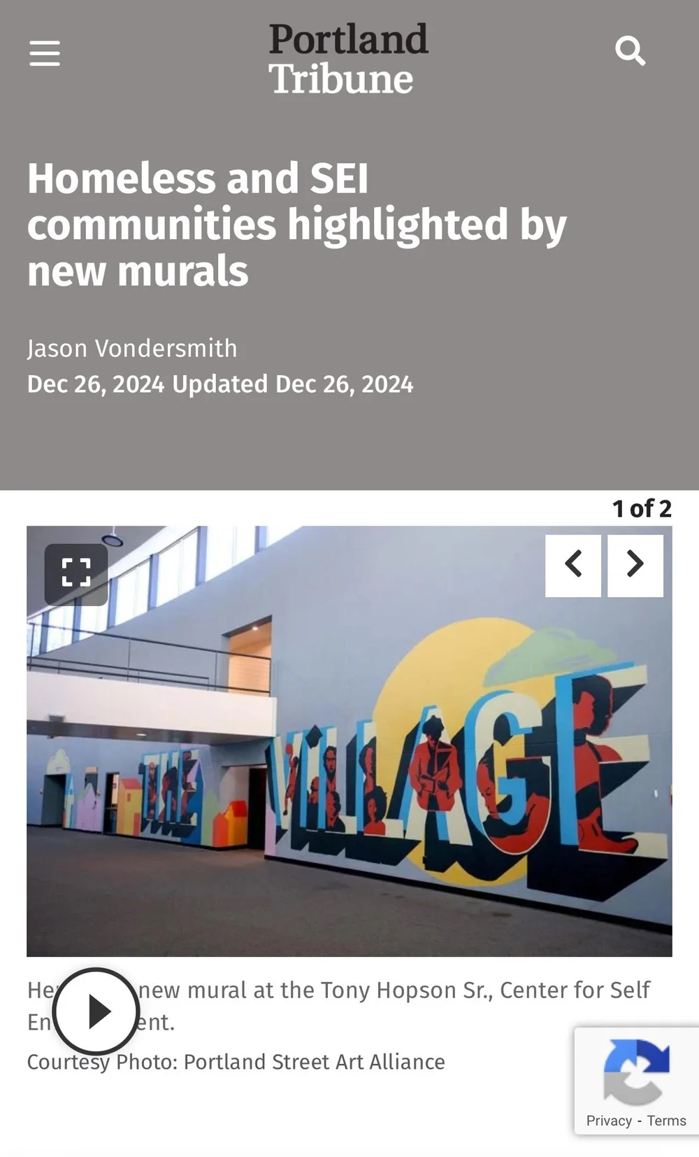 Homeless and SEI communities highlighted by new murals  Lifestyle  portlandtribune.com.jpeg
