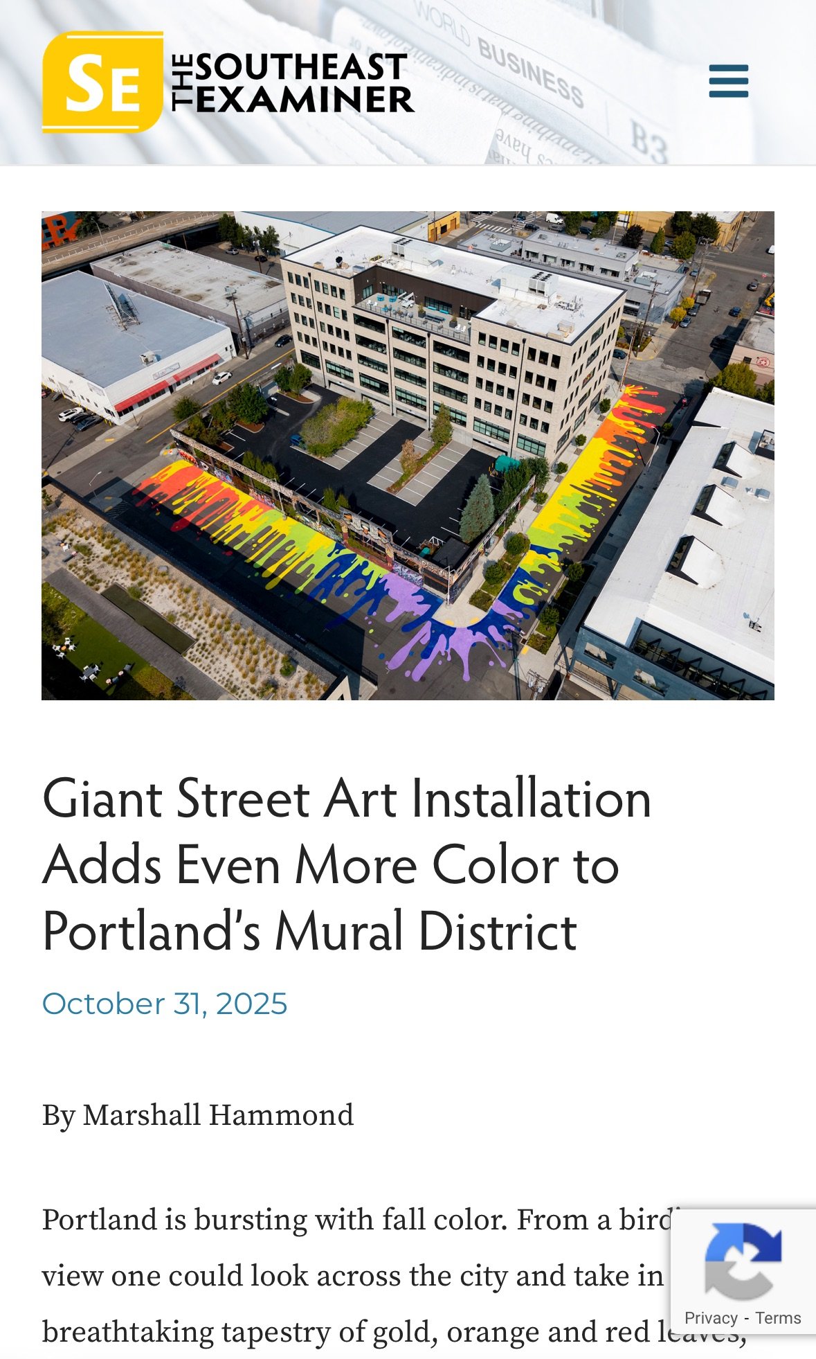 Giant Street Art Installation Adds Even More Color to Portland’s Mural District  The Southeast Examiner of Portland Oregon.jpeg