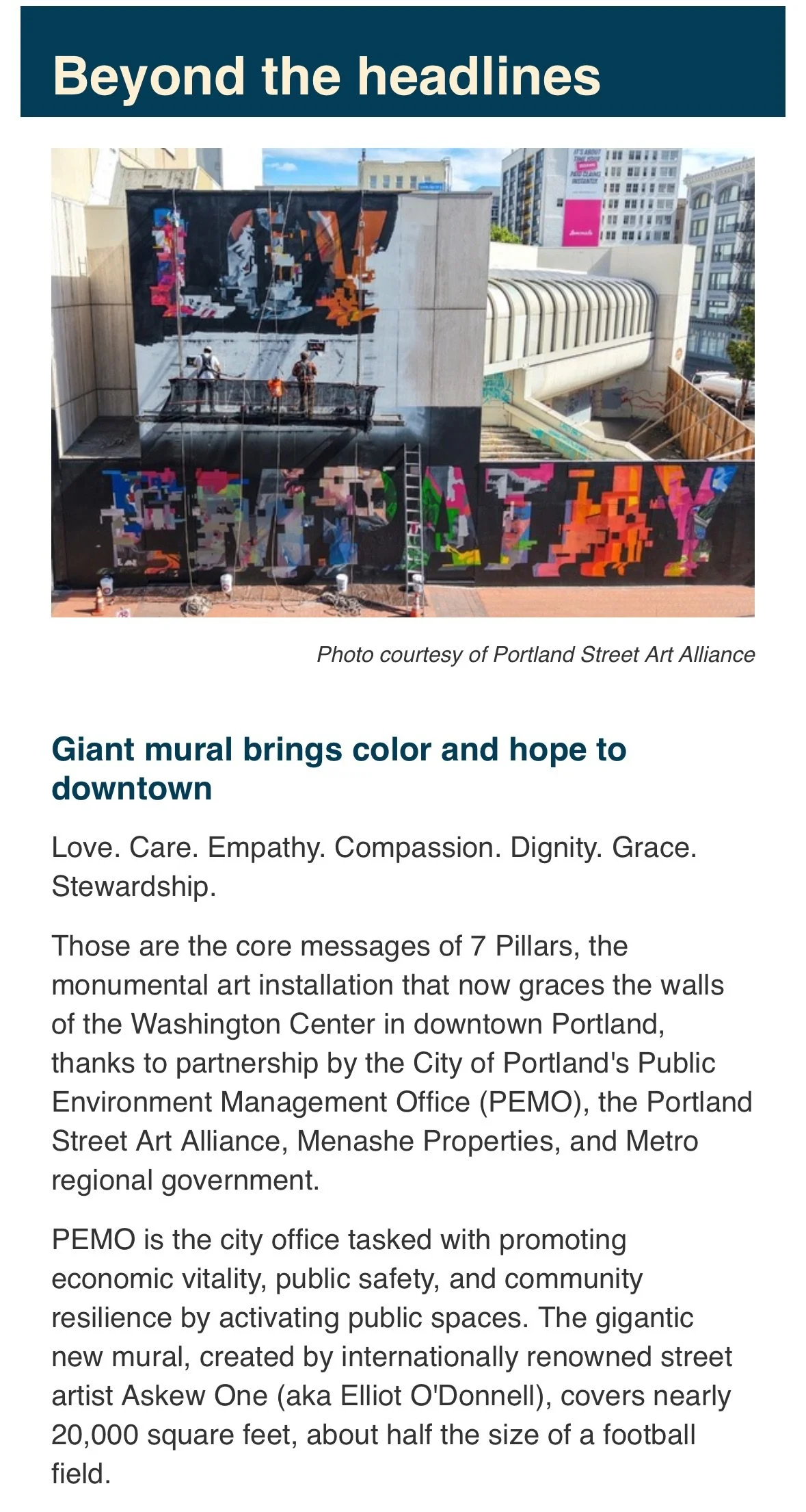 Giant mural  Connecting to shelter  The Big Pipe.jpeg