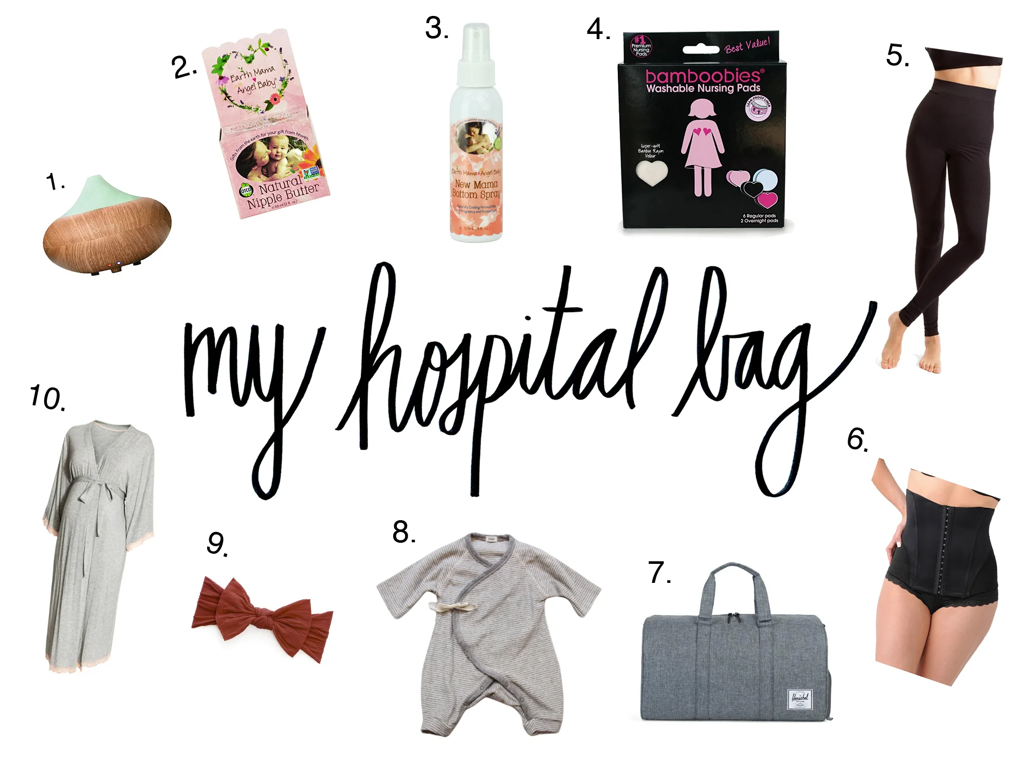 Ten Essentials for My Hospital Bag