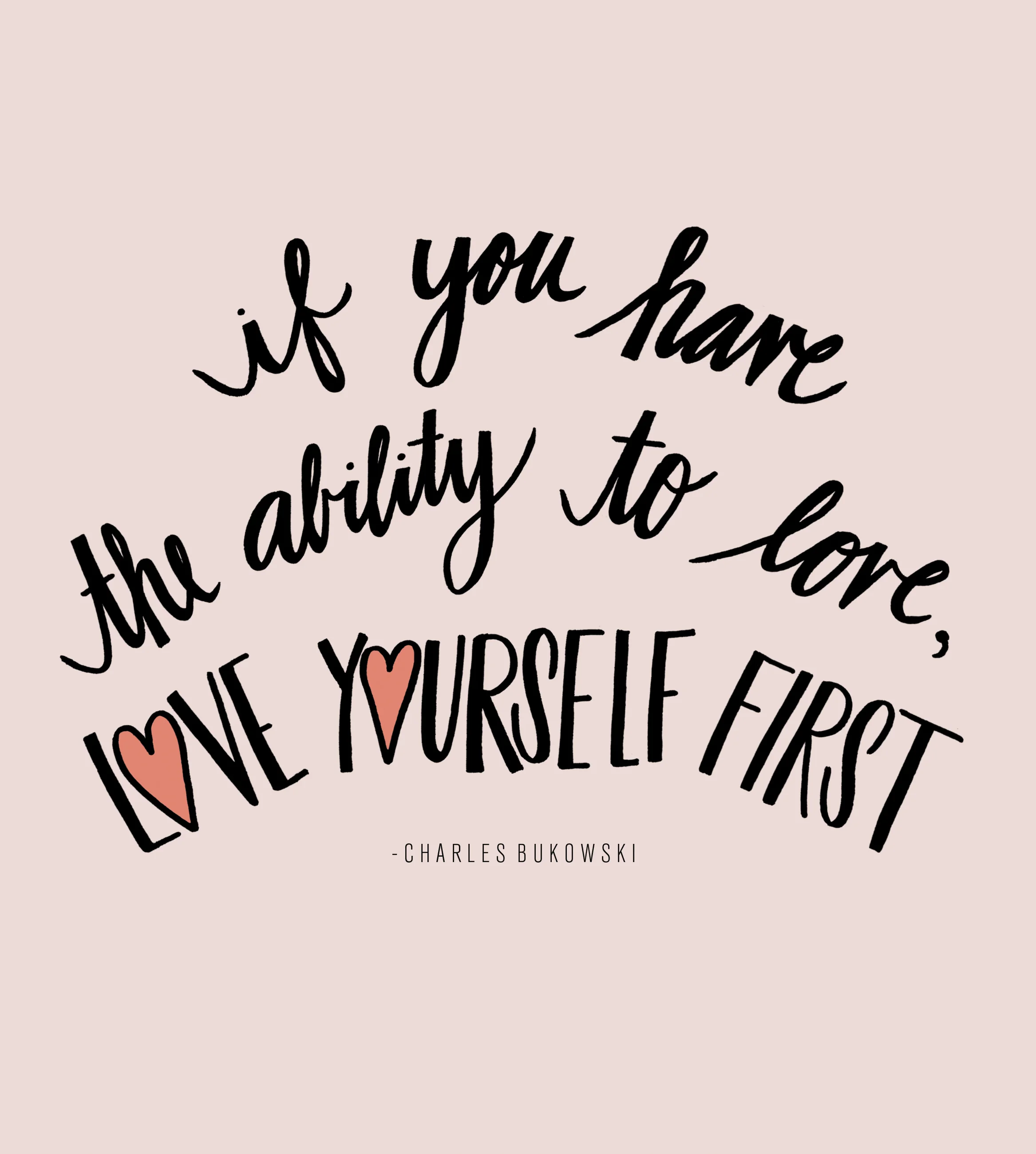 Self-Love Must Come First