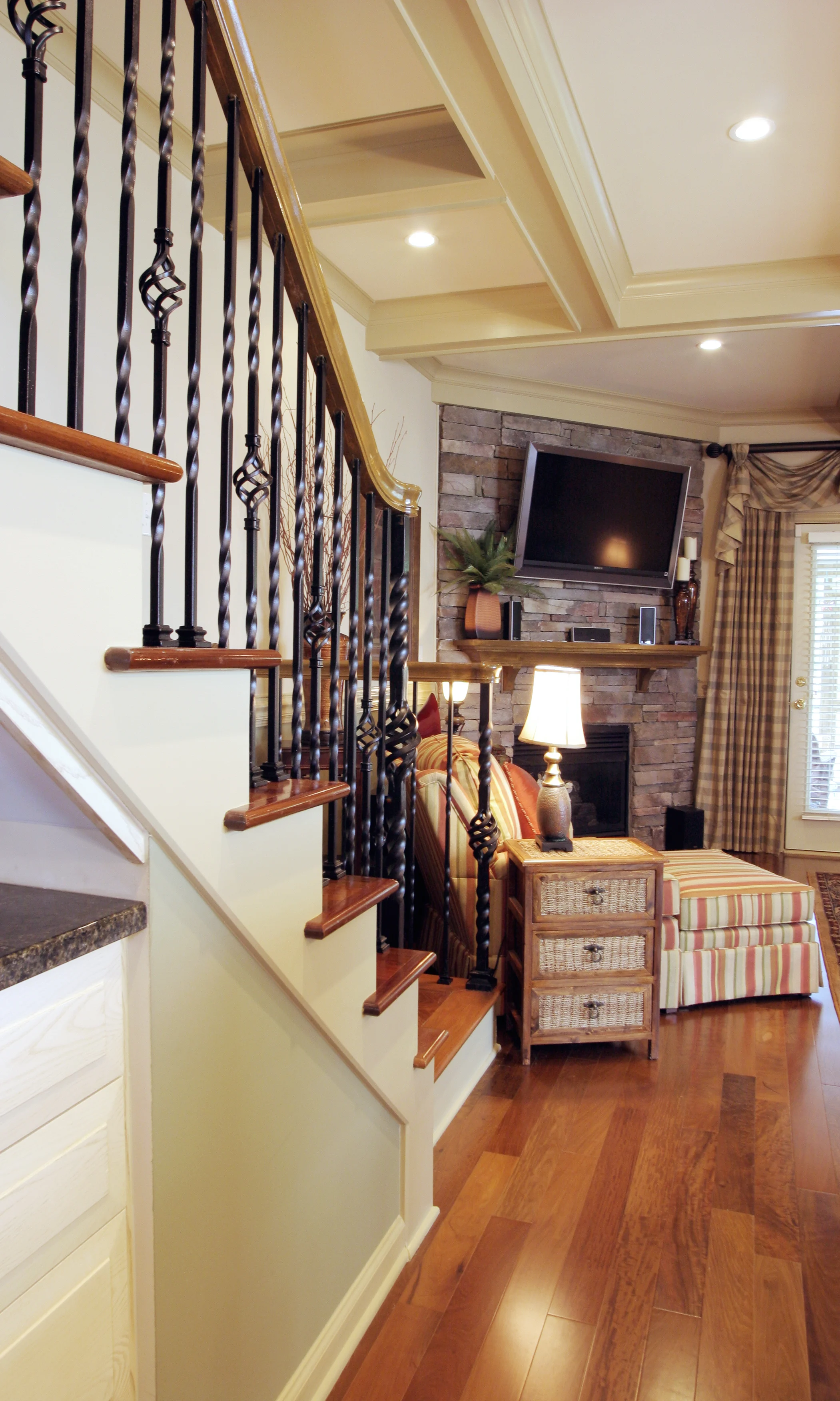 New Stair and Living Room