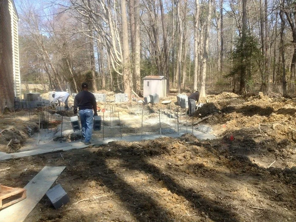 Concrete footing