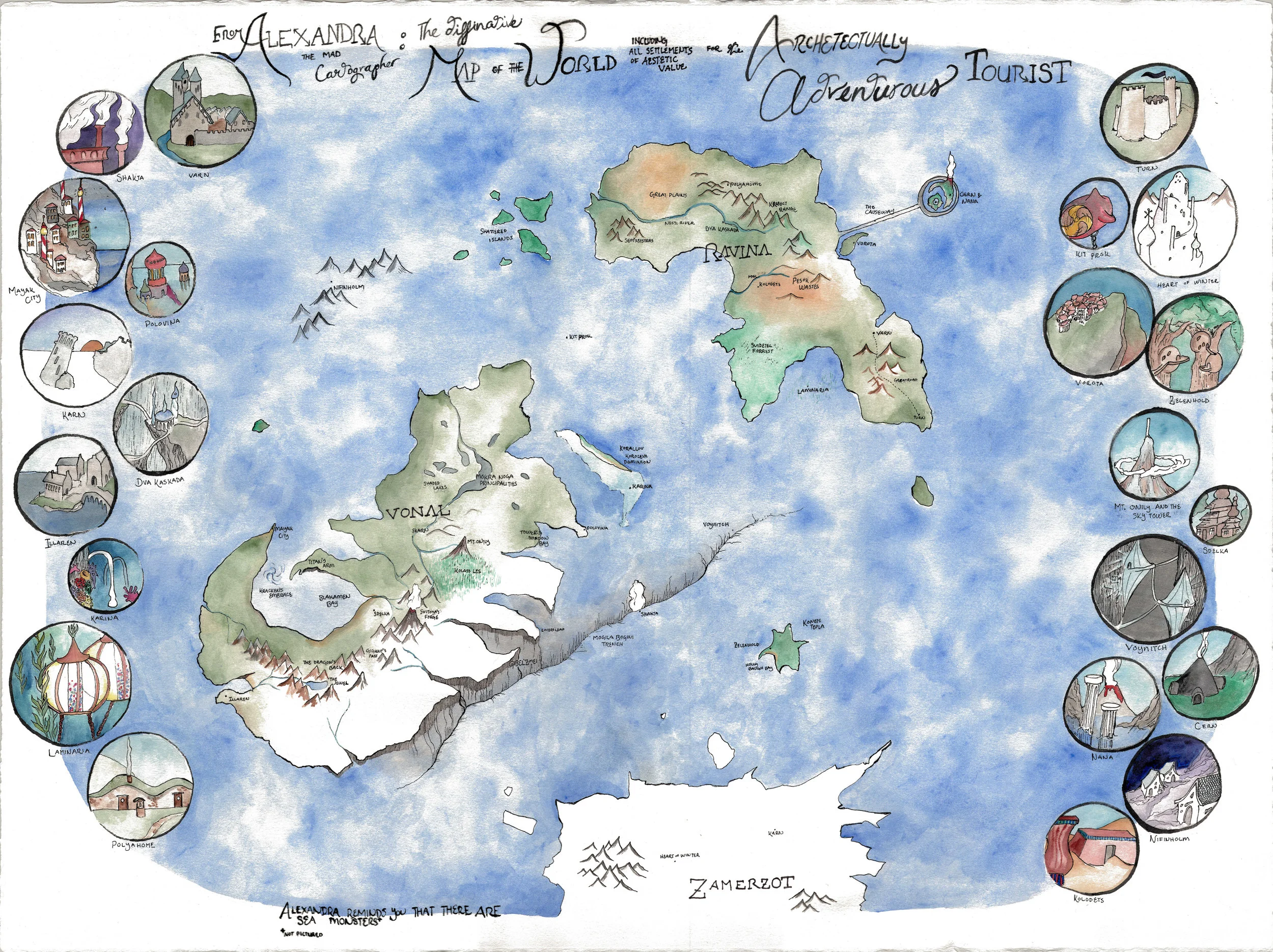 “MAP OF MEERVODEE” by sasha