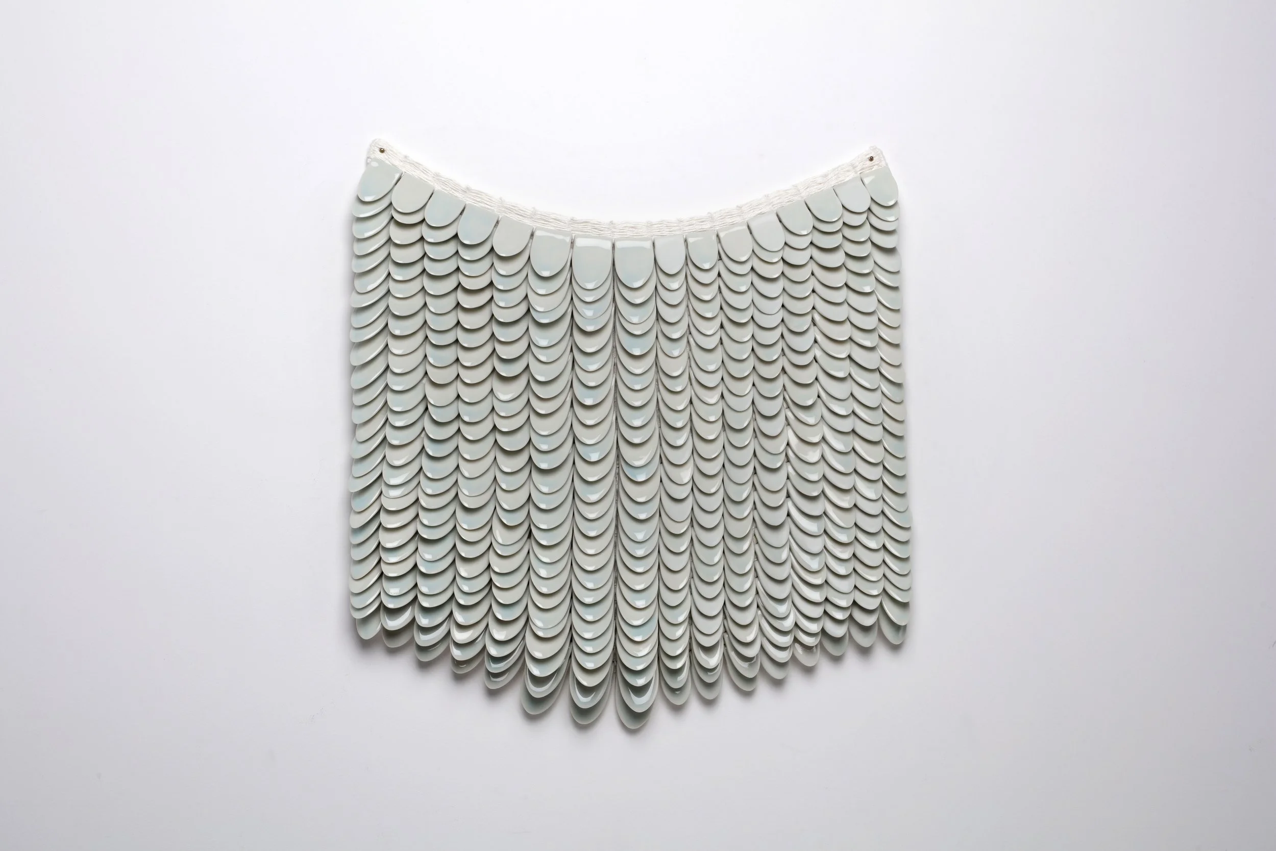 Untitled (celadon scallop weaving)