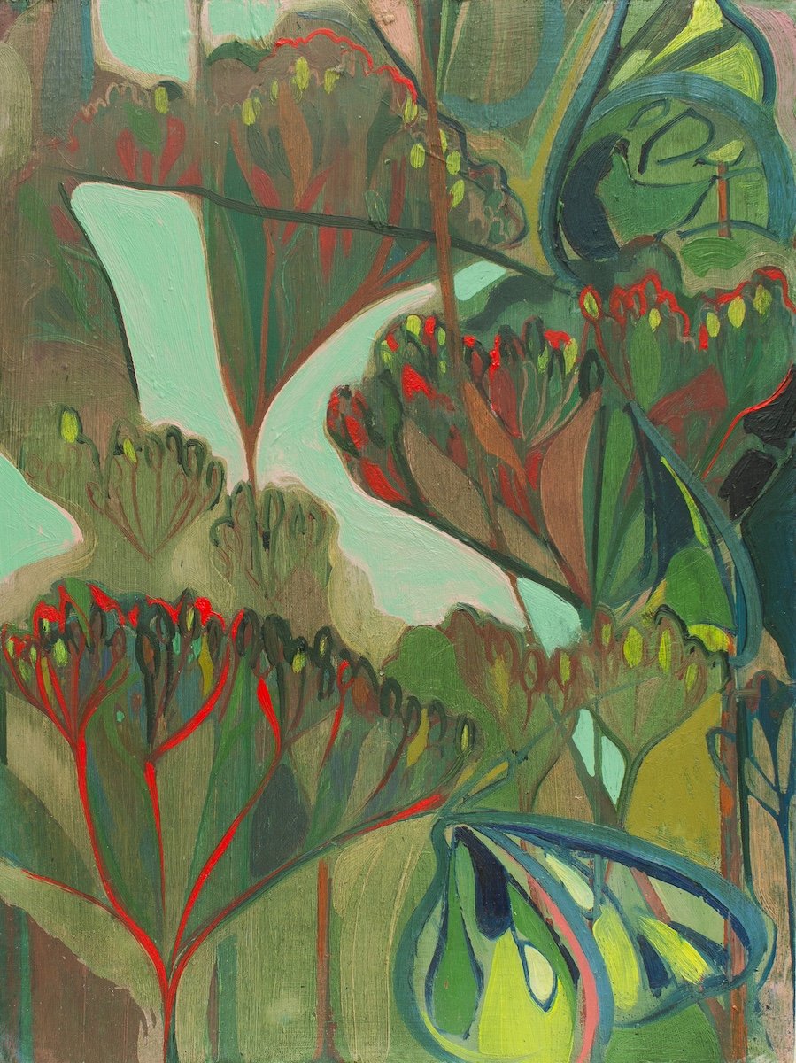 Sanctuary, 12x9”, oil on panel, 2026, $1,800